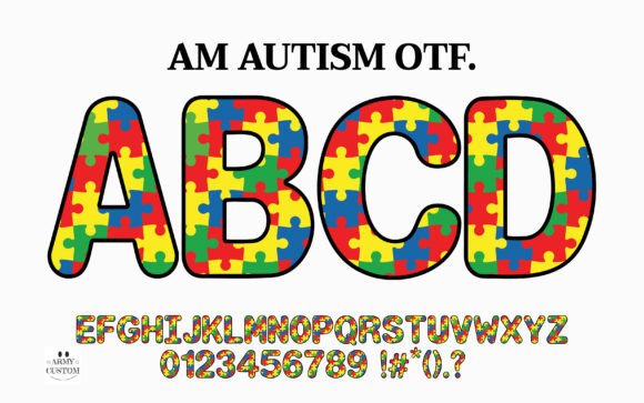 Am Autism: A Bold Typeface for Digital Branding