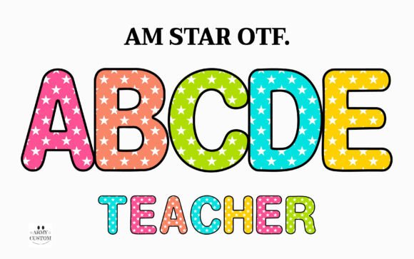 Am Star: A Font That Speaks to the Heart of Handmade Creations
