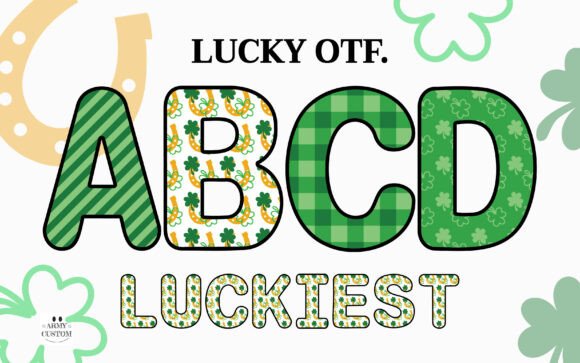Army Lucky: A Font That Adds Festive Flair to Your Brand