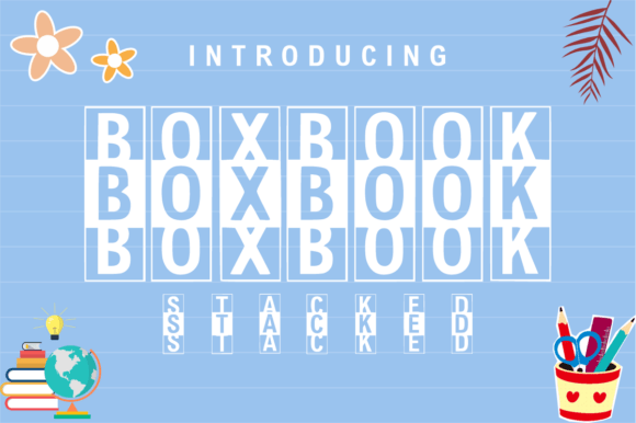 Box Book: A Stacked Display Font for Creative Crafters