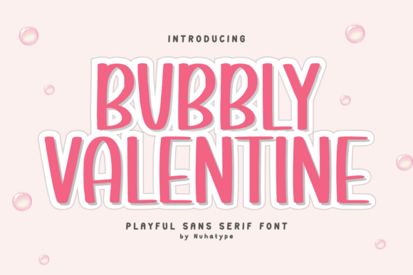 Bubbly Valentine: A Warm Sans Serif for Editorial Design