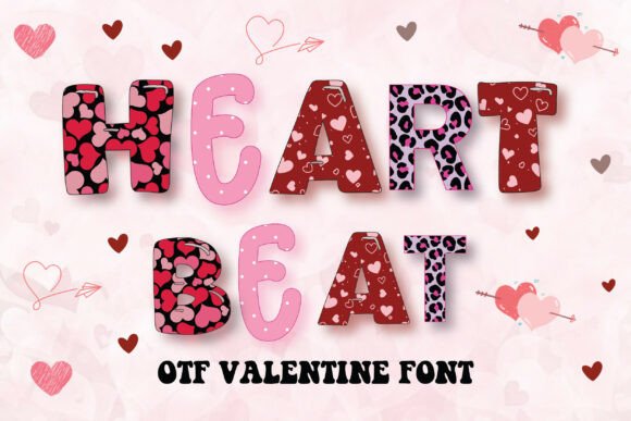 Cute Berry Valentine Font Bundle