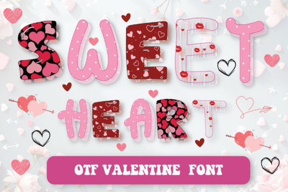 Cute Love Pack Font for Handmade Creators