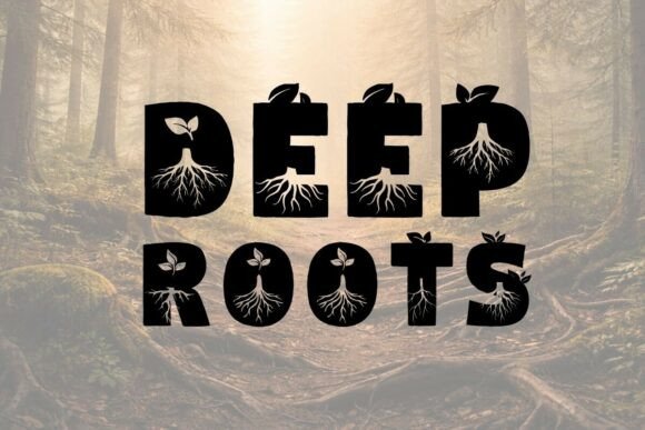 Deep Roots: A Nature-Inspired Font for Editorial Design