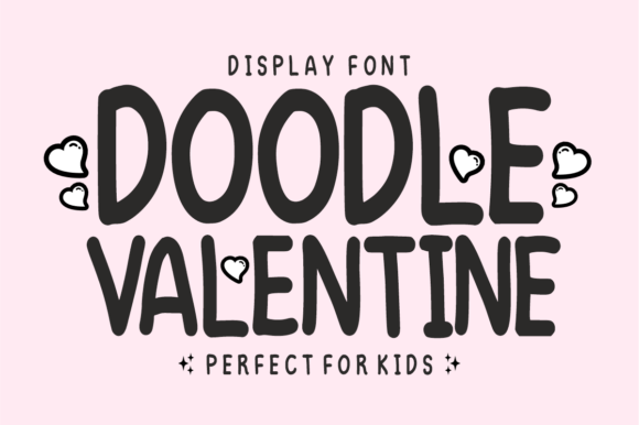 Doodle Valentine – A Whimsical Display Font for Web Design