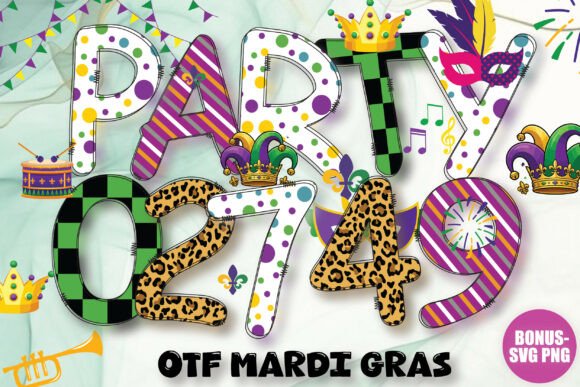 Festive Carnival Pack: The Font That Brings Mardi Gras Energy to Your Campaigns
