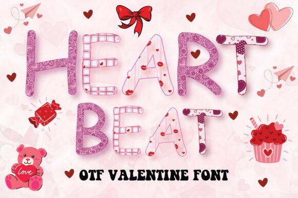 Heart Beat Bundle: A Font for Crafting with Heart