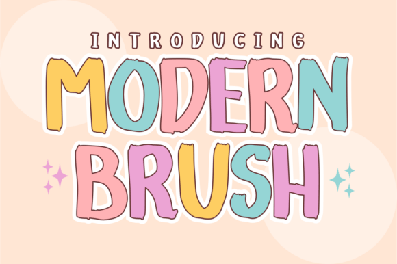 Modern Brush Font for Bold Digital Designs