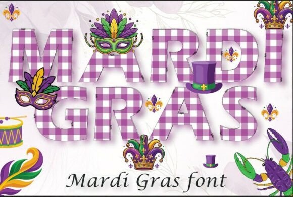 Purple Mardi Gras Festival Font: A Vibrant Tool for Seasonal Campaigns