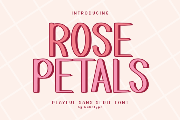 Rose Petals: A Sans Serif Font for Warm, Handcrafted Web Design