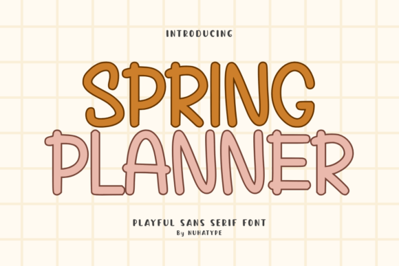 Spring Planner: A Versatile Sans Serif Font for Modern Web Design