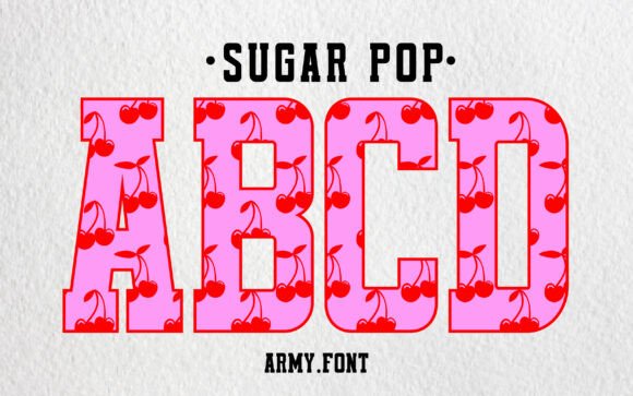 Sugar Pop Cherries: A Font That Speaks Volume