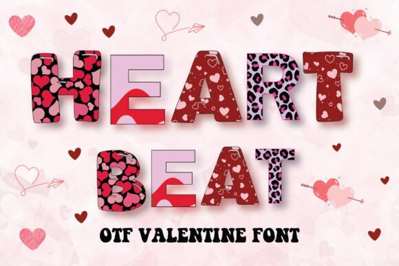 Sweet Kiss Valentine Font Bundle for Web Design