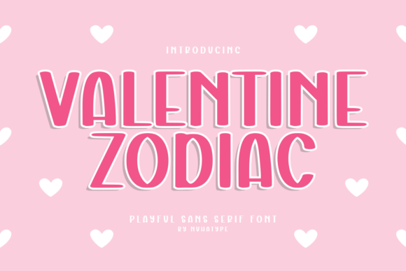 Valentine Zodiac: A Font That Adds Warmth to Web Design